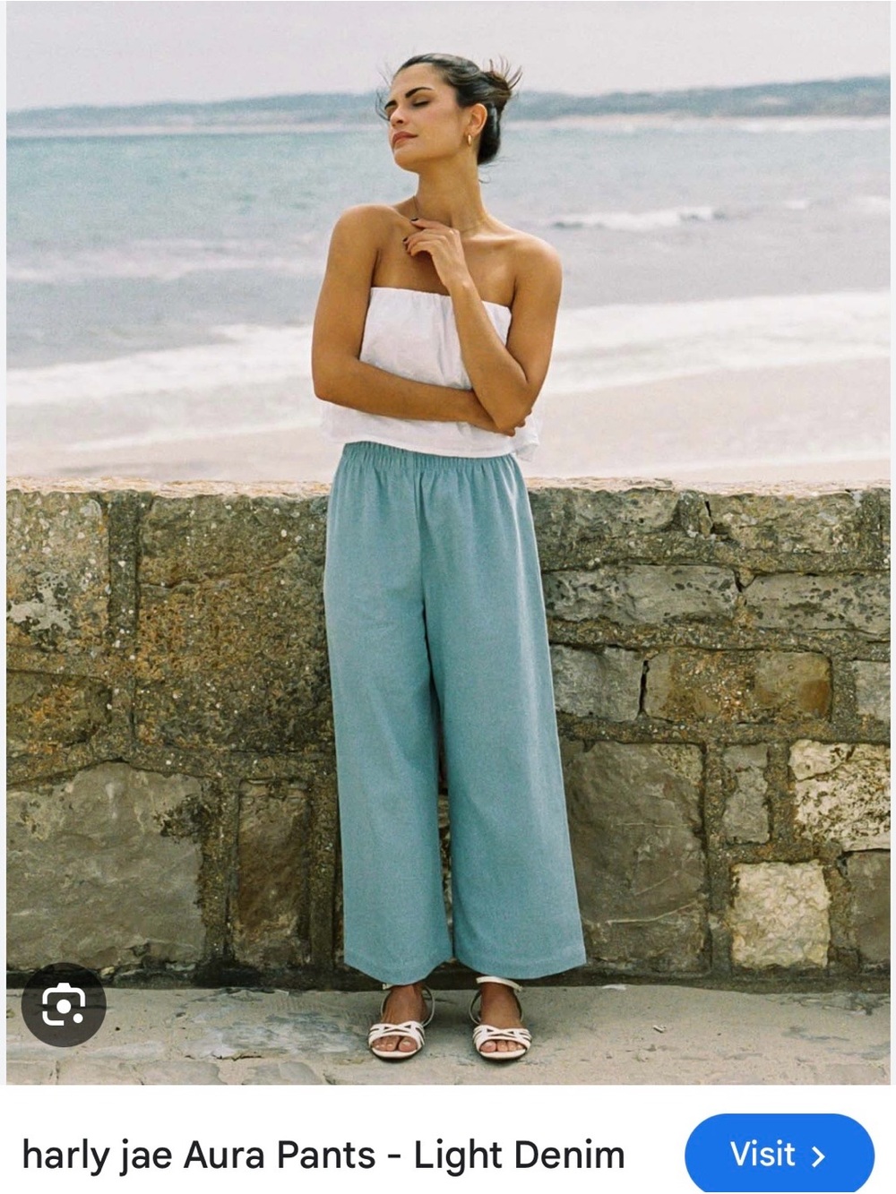 Harly Jae Aura Pants - Light Denim XS